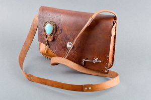 handmade leather bag