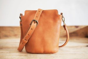 handmade leather bag