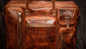 real leather diaper bag