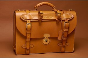 leather briefcase