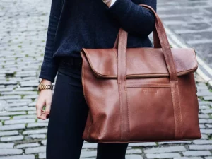 leather business bag ladies