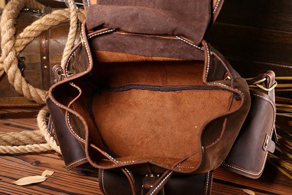 High-quality cowhide leather bag end is of various fabric