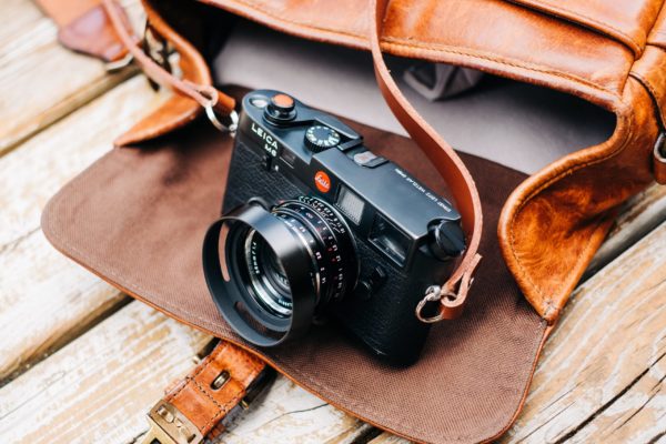 cowhide leather camera bag is expensive for photography