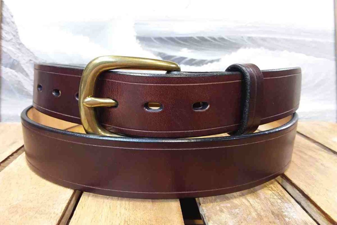 Top quality leather belt for men