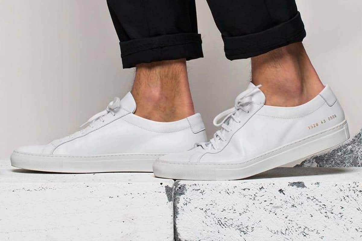  Zara Men Patent White Leather Shoes 