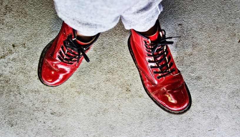  Red Patent Leather Shoes 5 