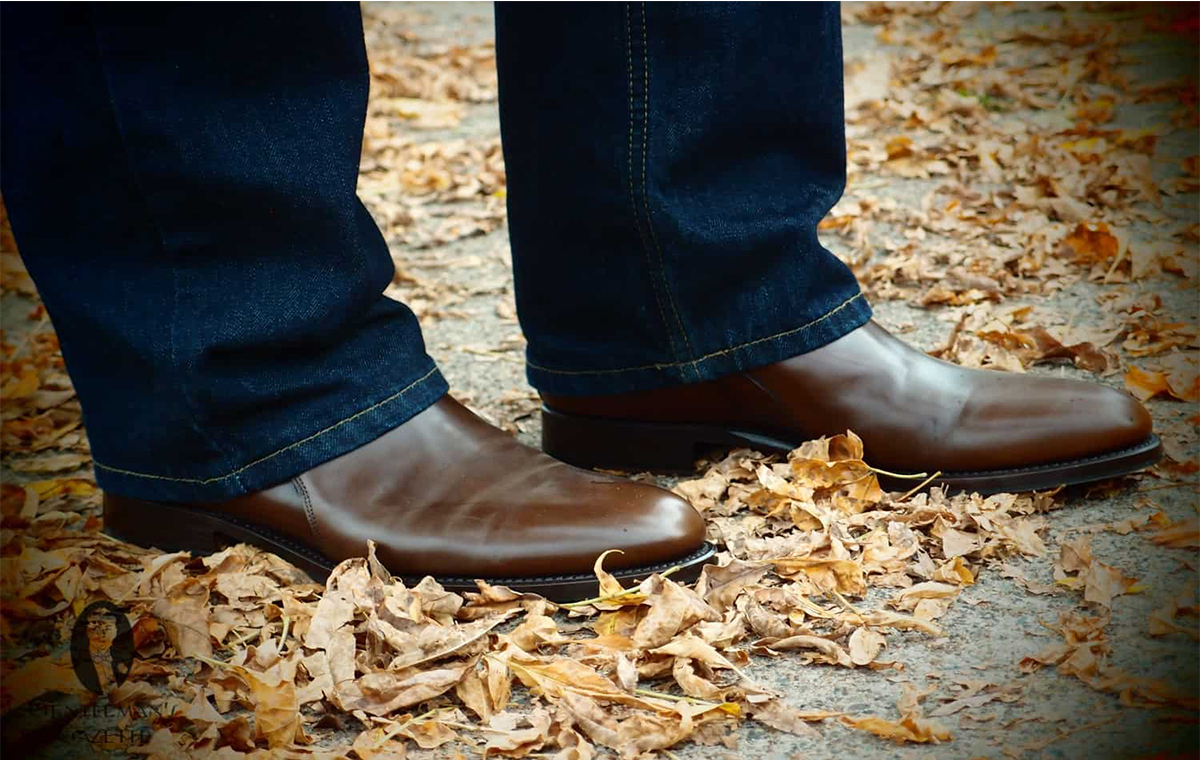  Leather shoes to wear with jeans | great price 