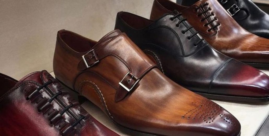  The price of men leather shoe + purchase and sale of men leather shoe wholesale 