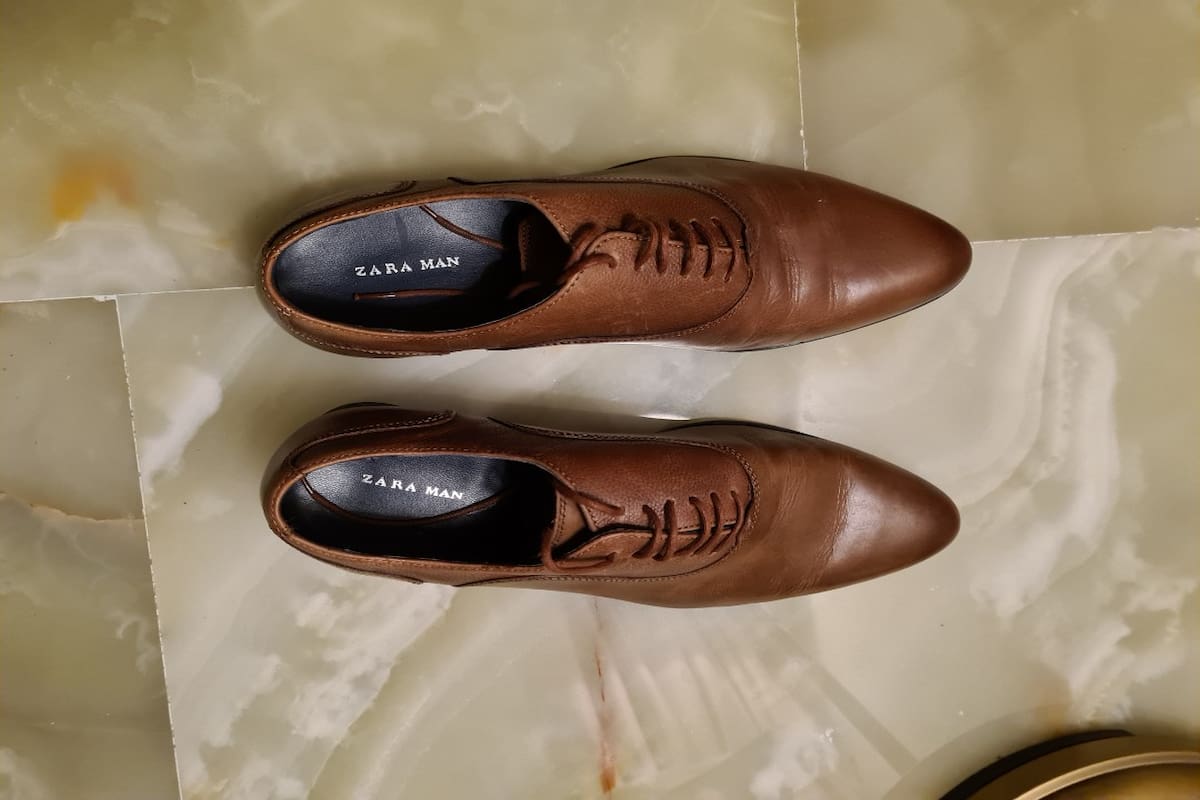  Zara Man Leather Shoes; Different Sizes Comfortable Stylish Appearances 