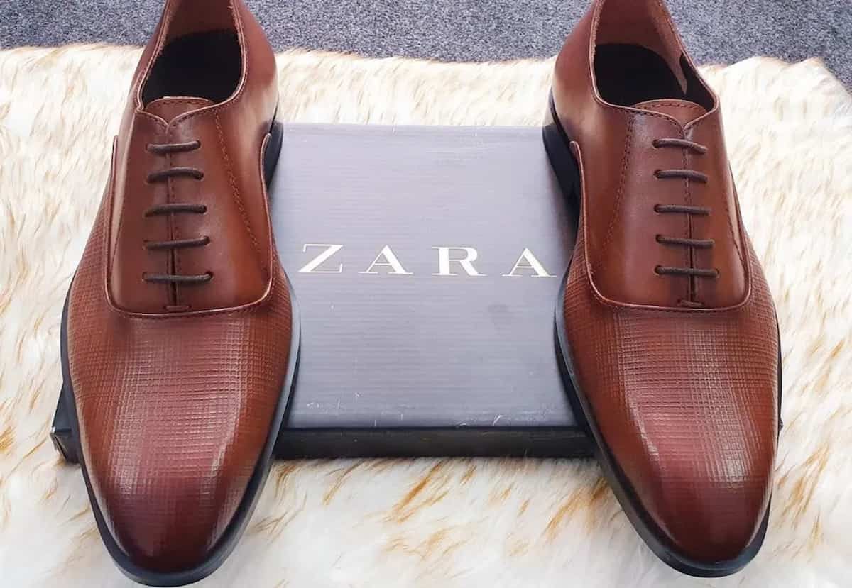  Zara Man Leather Shoes; Different Sizes Comfortable Stylish Appearances 